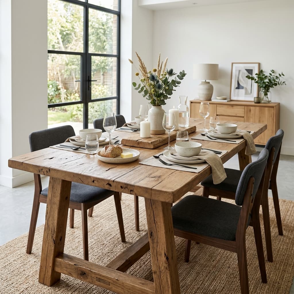 Reclaimed Oak Dining Table