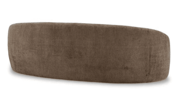 Curved Bouclé Sofa view 3