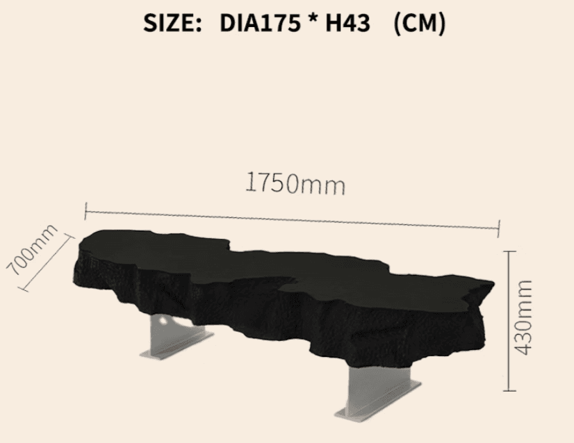 Obsidian Sculpted Console view 3